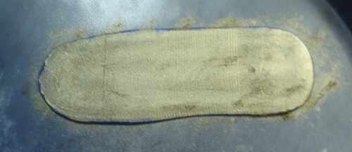 Schmuckarmband aus WePAM mit Bilasari-Holzstempel. Anleitung von Tumana